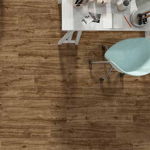 Serrana Blanco WoodLook Tile Plank Room View